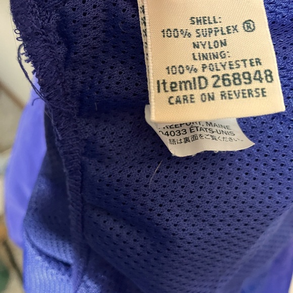 L.L. Bean Purple supplex Nylon Shorts women’s Size S - Picture 2 of 9